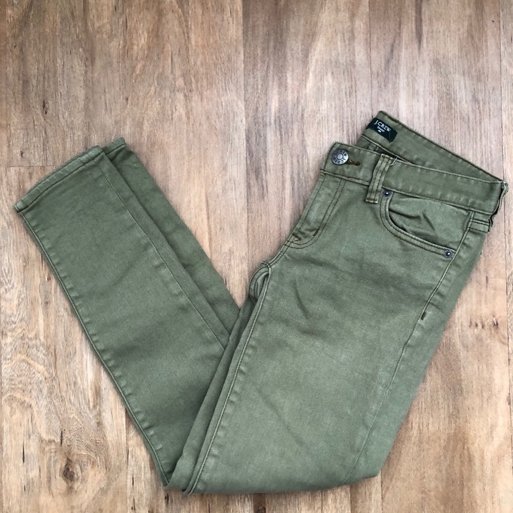 J.CREW | Toothpick Jeans - Olive